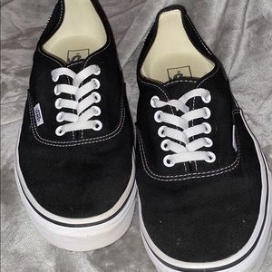 AUTHENTIC black and white vans